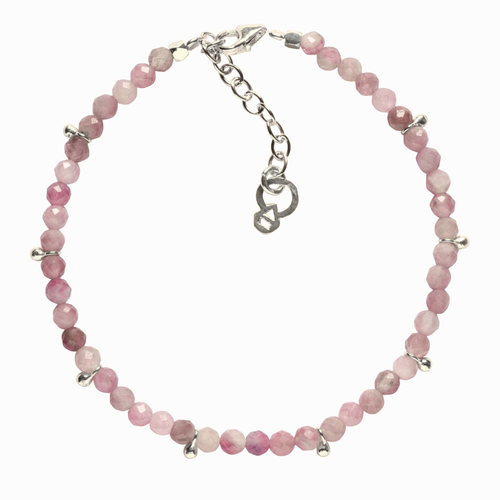 "PINK POWER" BRACELET - SILVER