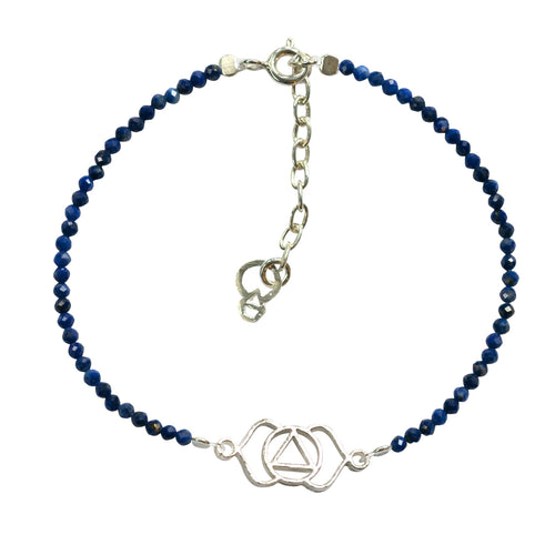 THIRD EYE CHAKRA BRACELET - SILVER