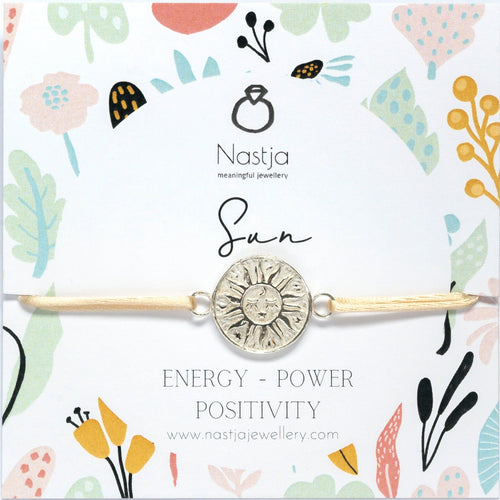 "POSITIVE SUN" BRACELET - SILVER