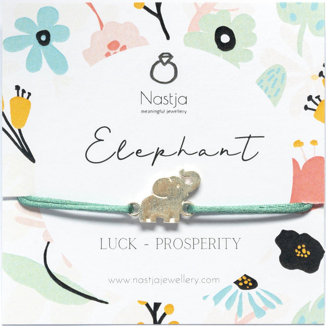 "ELEPHANT" ARMBAND – SILBER