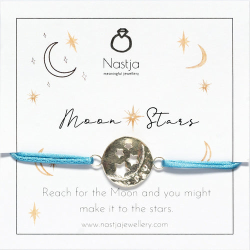 "MOON & STARS" BRACELET - SILVER