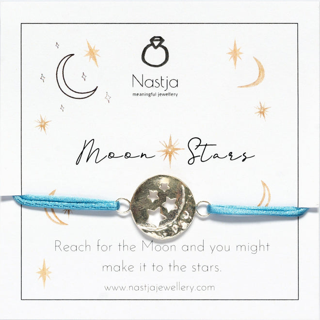 "MOON & STARS“ ARMBAND – SILBER