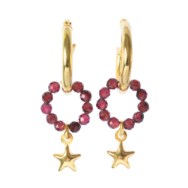 "FIERY STAR" EARRINGS