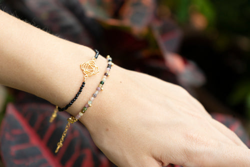 ROOT CHAKRA BRACELET - GOLD