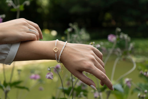 SACRAL CHAKRA BRACELET - SILVER