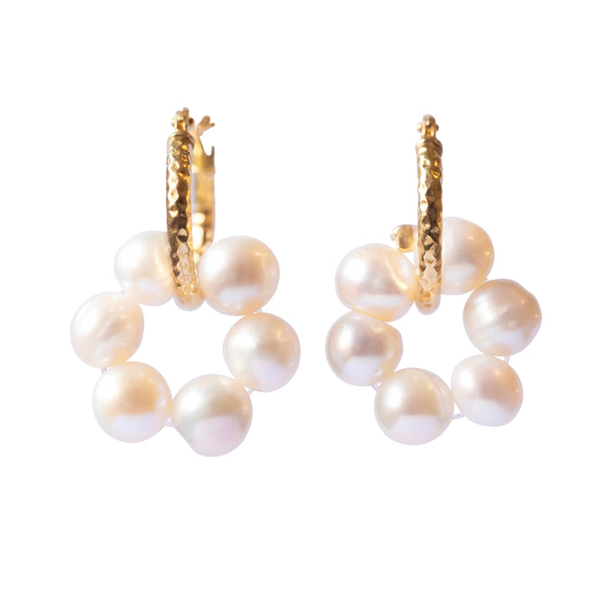 "PEARLS OF WISDOM" EARRINGS - BIG