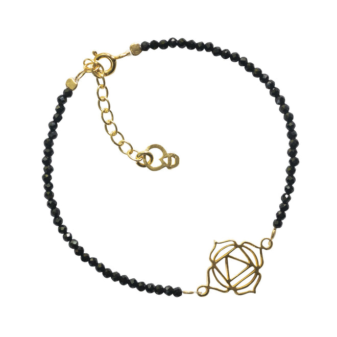 WURZEL-CHAKRA ARMBAND – GOLD