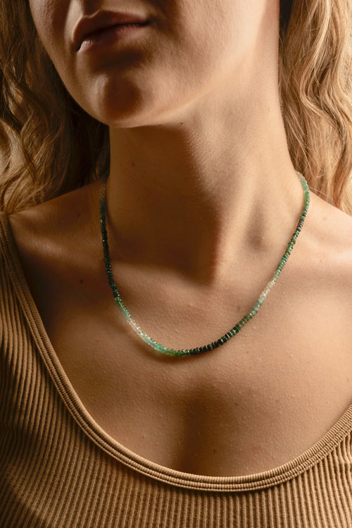 Emerald Necklace/Wrap